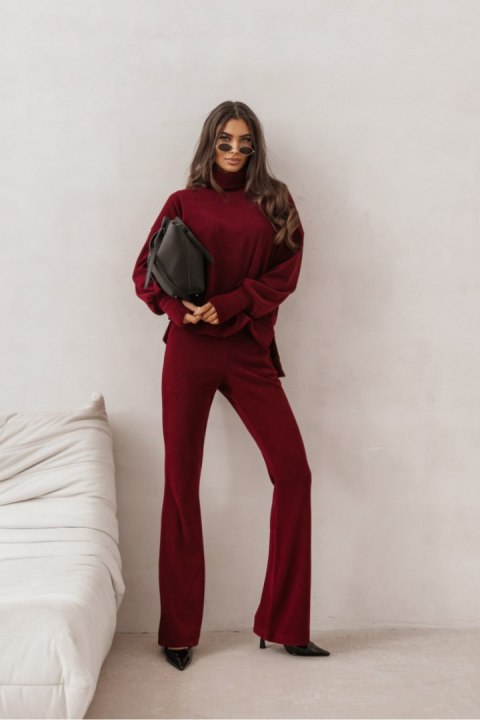 Spodnie Komplet Model Priah 404849675 Bordo - LaBalancia LaBalancia Spodnie Komplet Model Priah 404849675 Bordo - LaBalancia LaBalancia