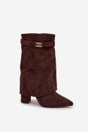 Botki Model Luvielle LA3116 Czekolada - Step in style Step in style