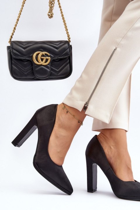 Czółenka Model Piatti 1139 Black - Step in style Step in style