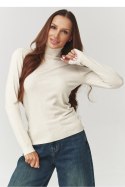Golf Damski Model C11 Light Beige - Makadamia Makadamia Golf Damski Model C11 Light Beige - Makadamia Makadamia