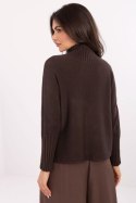 Golf Damski Model IT-SW-8003.18P Dark Brown - Rue Paris Rue Paris Golf Damski Model IT-SW-8003.18P Dark Brown - Rue Paris Rue Paris
