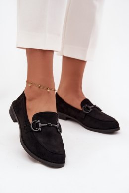 Mokasyny Model Ambria H8-1029M Black - Step in style Step in style