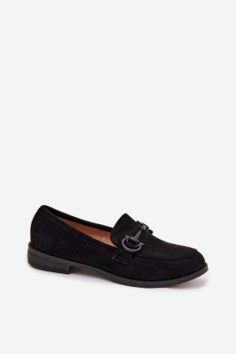 Mokasyny Model Ambria H8-1029M Black - Step in style Step in style