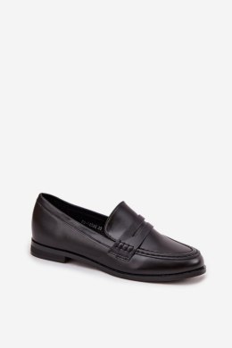 Mokasyny Model Bessina H8-1052M Black - Step in style Step in style