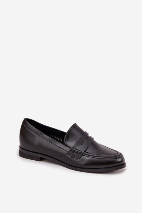 Mokasyny Model Bessina H8-1052M Black - Step in style Step in style Mokasyny Model Bessina H8-1052M Black - Step in style Step in style