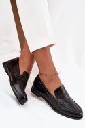 Mokasyny Model Bessina H8-1052M Black - Step in style Step in style Mokasyny Model Bessina H8-1052M Black - Step in style Step in style