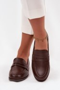 Mokasyny Model Bessina H8-1052M Czekolada - Step in style Step in style Mokasyny Model Bessina H8-1052M Czekolada - Step in style Step in style