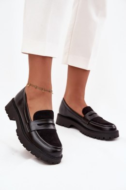 Mokasyny Model Cailen H8-960M Black - Step in style Step in style