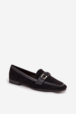 Mokasyny Model Evelora H8-515 Black - Step in style Step in style