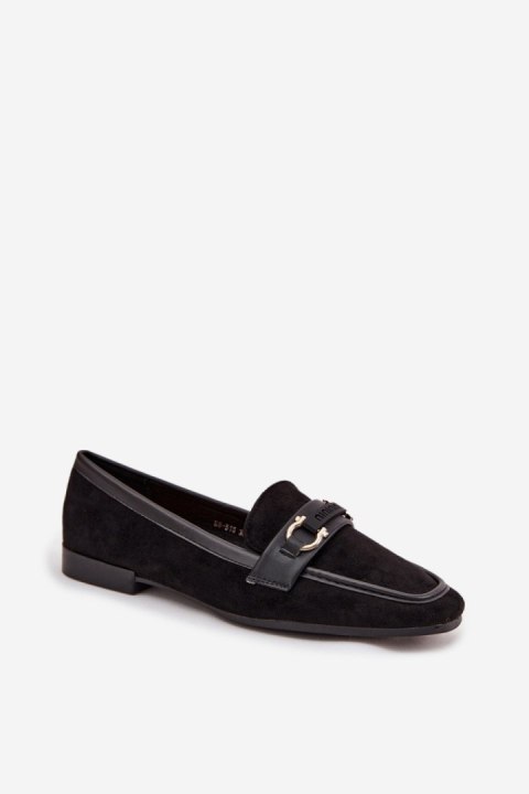 Mokasyny Model Evelora H8-515 Black - Step in style Step in style Mokasyny Model Evelora H8-515 Black - Step in style Step in style