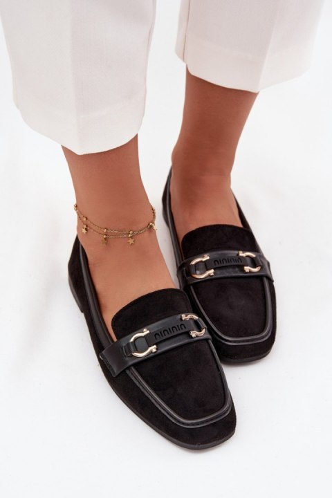 Mokasyny Model Evelora H8-515 Black - Step in style Step in style Mokasyny Model Evelora H8-515 Black - Step in style Step in style