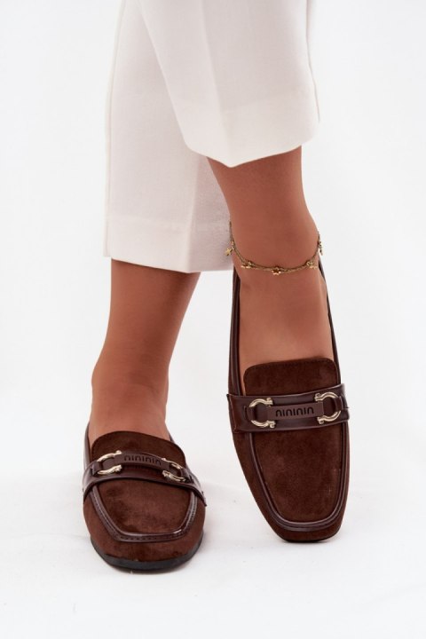 Mokasyny Model Evelora H8-515 Czekolada - Step in style Step in style Mokasyny Model Evelora H8-515 Czekolada - Step in style Step in style
