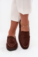 Mokasyny Model Tynara H8-583 Czekolada - Step in style Step in style