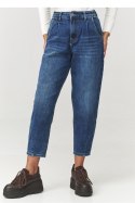 Spodnie Jeansy Damskie Model C12 Denim Jeans - Makadamia Makadamia Spodnie Jeansy Damskie Model C12 Denim Jeans - Makadamia Makadamia