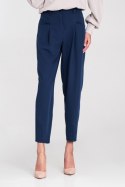 Spodnie baggy z wysokim stanem SD120 Cobalt - Nife Nife Spodnie baggy z wysokim stanem SD120 Cobalt - Nife Nife