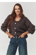Sweter Damski Model C3 Czekolada - Makadamia Makadamia Sweter Damski Model C3 Czekolada - Makadamia Makadamia