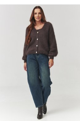 Sweter Damski Model C3 Czekolada - Makadamia Makadamia