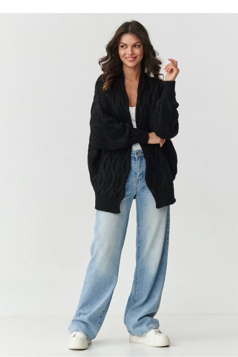 Sweter Kardigan Model S163 Black - Makadamia Makadamia Sweter Kardigan Model S163 Black - Makadamia Makadamia