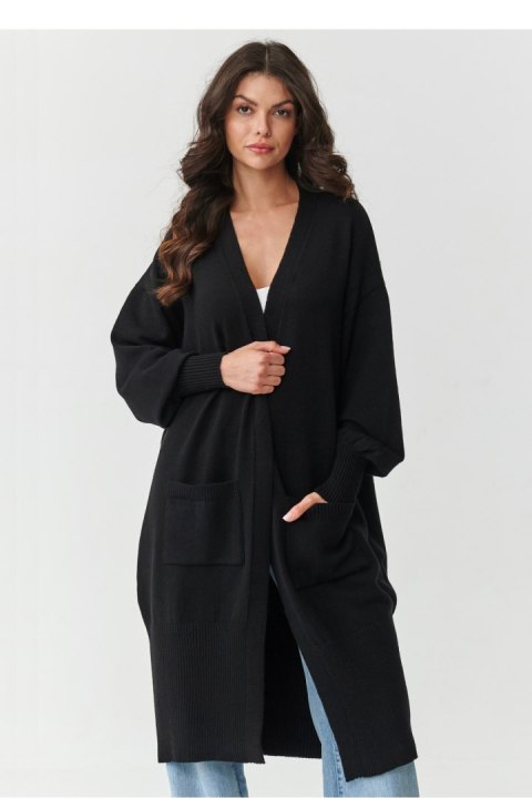 Sweter Kardigan Model S167 Black - Makadamia Makadamia Sweter Kardigan Model S167 Black - Makadamia Makadamia