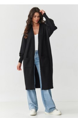 Sweter Kardigan Model S167 Black - Makadamia Makadamia
