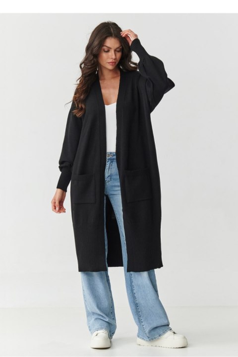 Sweter Kardigan Model S167 Black - Makadamia Makadamia Sweter Kardigan Model S167 Black - Makadamia Makadamia