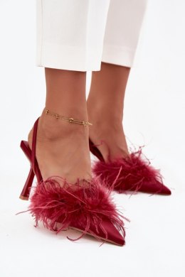 Szpilki Model Belice P-1367 Bordo - Step in style Step in style