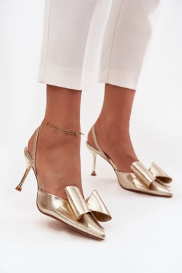 Szpilki Model Eklevia UC-158 Gold - Step in style Step in style