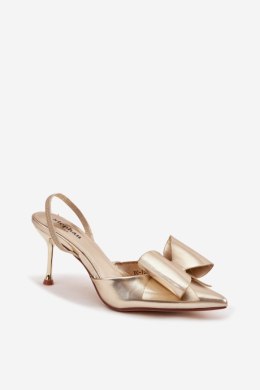 Szpilki Model Eklevia UC-158 Gold - Step in style Step in style