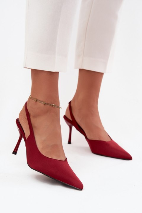 Szpilki Model Lenira SQC-221 Bordo - Step in style Step in style Szpilki Model Lenira SQC-221 Bordo - Step in style Step in style