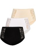 Figi Komplet figi Model Loren 140-3 Black/White/Beige - Teyli Teyli Figi Komplet figi Model Loren 140-3 Black/White/Beige - Teyli Teyli