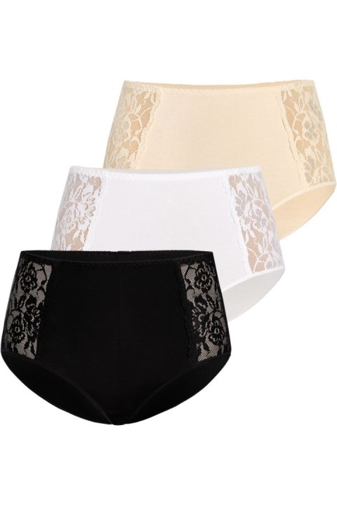 Figi Komplet figi Model Loren 140-3 Black/White/Beige - Teyli Teyli Figi Komplet figi Model Loren 140-3 Black/White/Beige - Teyli Teyli