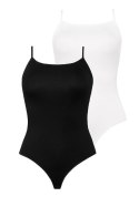 Gorsety, body, pasy Komplet body Model Goffy 2401-2 Black/White - Teyli Teyli Gorsety, body, pasy Komplet body Model Goffy 2401-2 Black/White - Teyli Teyli