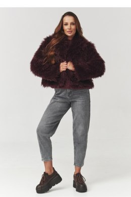 Kurtka Damska Model C1 Bordo - Makadamia Makadamia
