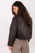 Kurtka Damska Model IT-KR-FL8357.82 Dark Brown - Rue Paris Rue Paris Kurtka Damska Model IT-KR-FL8357.82 Dark Brown - Rue Paris Rue Paris