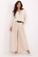 Spodnie Damskie Model IT-SP-19963.09P Light Beige - Italy Moda Italy Moda