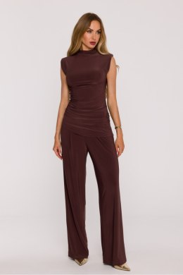 Spodnie Kombinezon Model MOE890 Brown - Moe Moe
