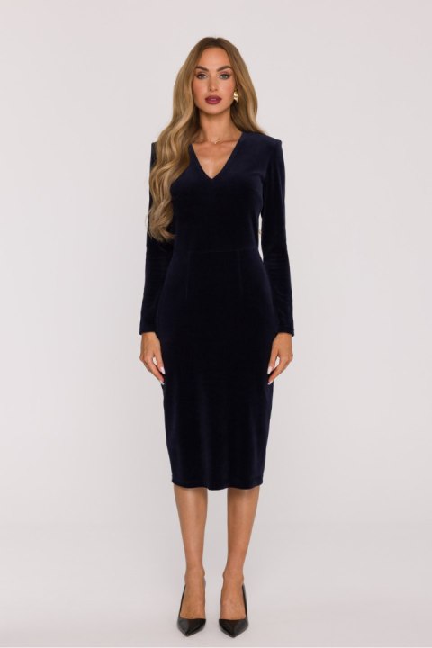 Sukienka Model MOE889 Navy - Moe Moe Sukienka Model MOE889 Navy - Moe Moe