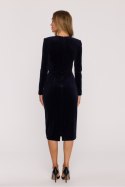 Sukienka Model MOE889 Navy - Moe Moe Sukienka Model MOE889 Navy - Moe Moe