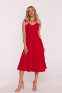 Sukienka Model S424 Red - Stylove Stylove
