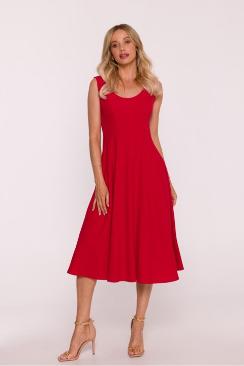 Sukienka Model S424 Red - Stylove Stylove