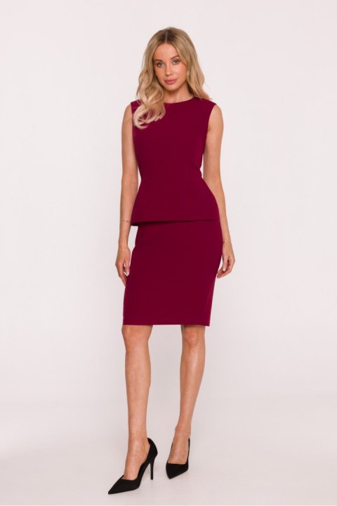 Sukienka Model S427 Bordo - Stylove Stylove