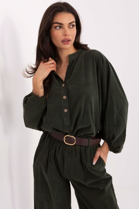 Bluzka Model IT-KS-233607.63 Khaki - Italy Moda Italy Moda Bluzka Model IT-KS-233607.63 Khaki - Italy Moda Italy Moda