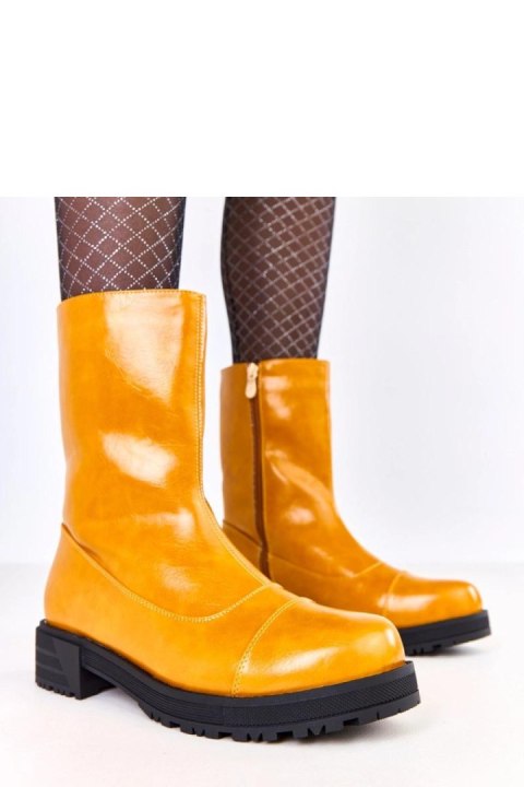 Botki Model Almoro D6995B Orange - Solea Solea Botki Model Almoro D6995B Orange - Solea Solea