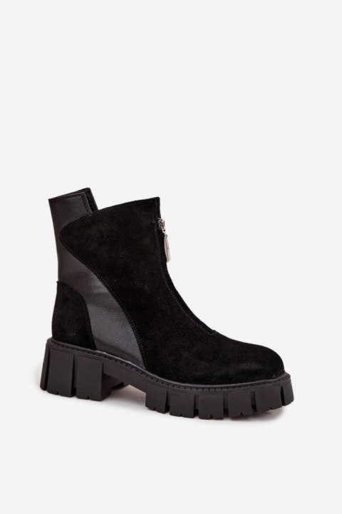 Botki Model DA JC52-874 Black - Step in style Step in style