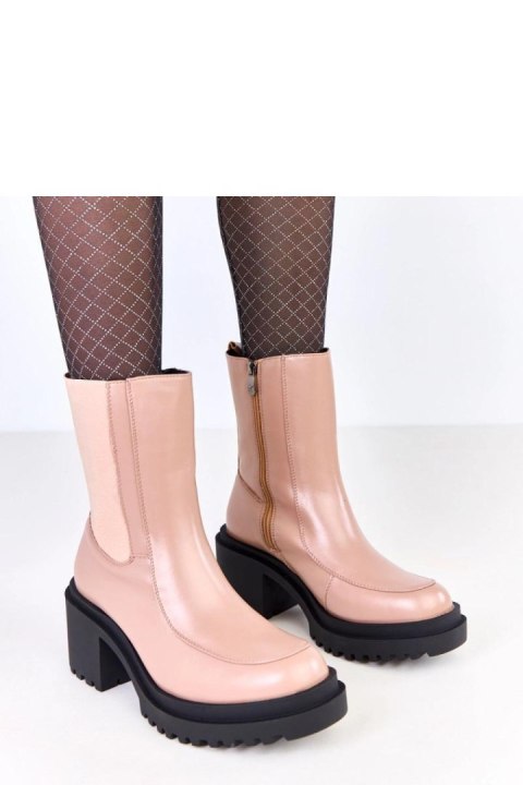 Botki Model Jarley D8901 Beige - Solea Solea Botki Model Jarley D8901 Beige - Solea Solea