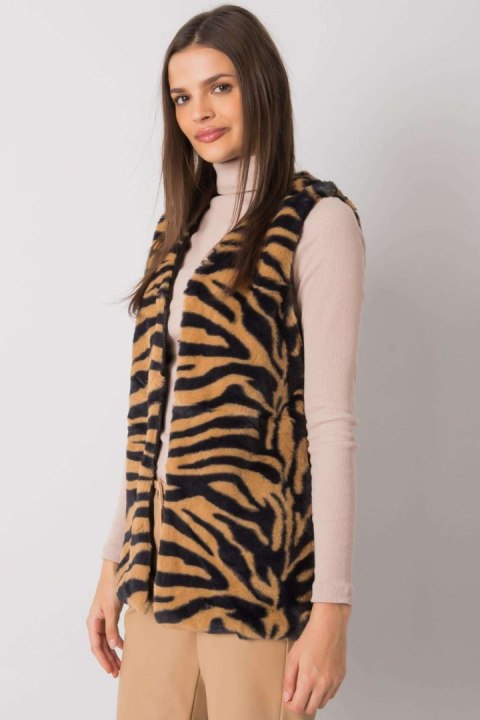 Kamizelka Model YP-KZ-LP-018-1.87P Beige - Yups Yups Kamizelka Model YP-KZ-LP-018-1.87P Beige - Yups Yups