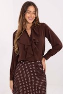 Koszula Damska Model MI-KS-3257.47 Brown - Italy Moda Italy Moda Koszula Damska Model MI-KS-3257.47 Brown - Italy Moda Italy Moda