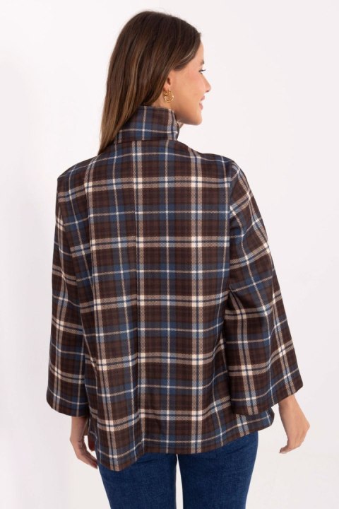 Płaszcz Damski Model IT-PL-31820-1.26 Blue - Italy Moda Italy Moda Płaszcz Damski Model IT-PL-31820-1.26 Blue - Italy Moda Italy Moda