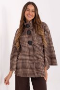 Płaszcz Damski Model IT-PL-31820.25 Brown - Italy Moda Italy Moda Płaszcz Damski Model IT-PL-31820.25 Brown - Italy Moda Italy Moda