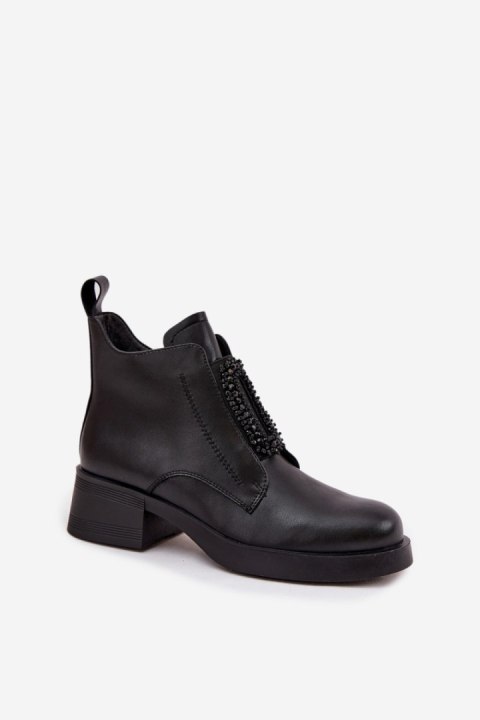 Botki Model DA JC52-869 Black - Step in style Step in style